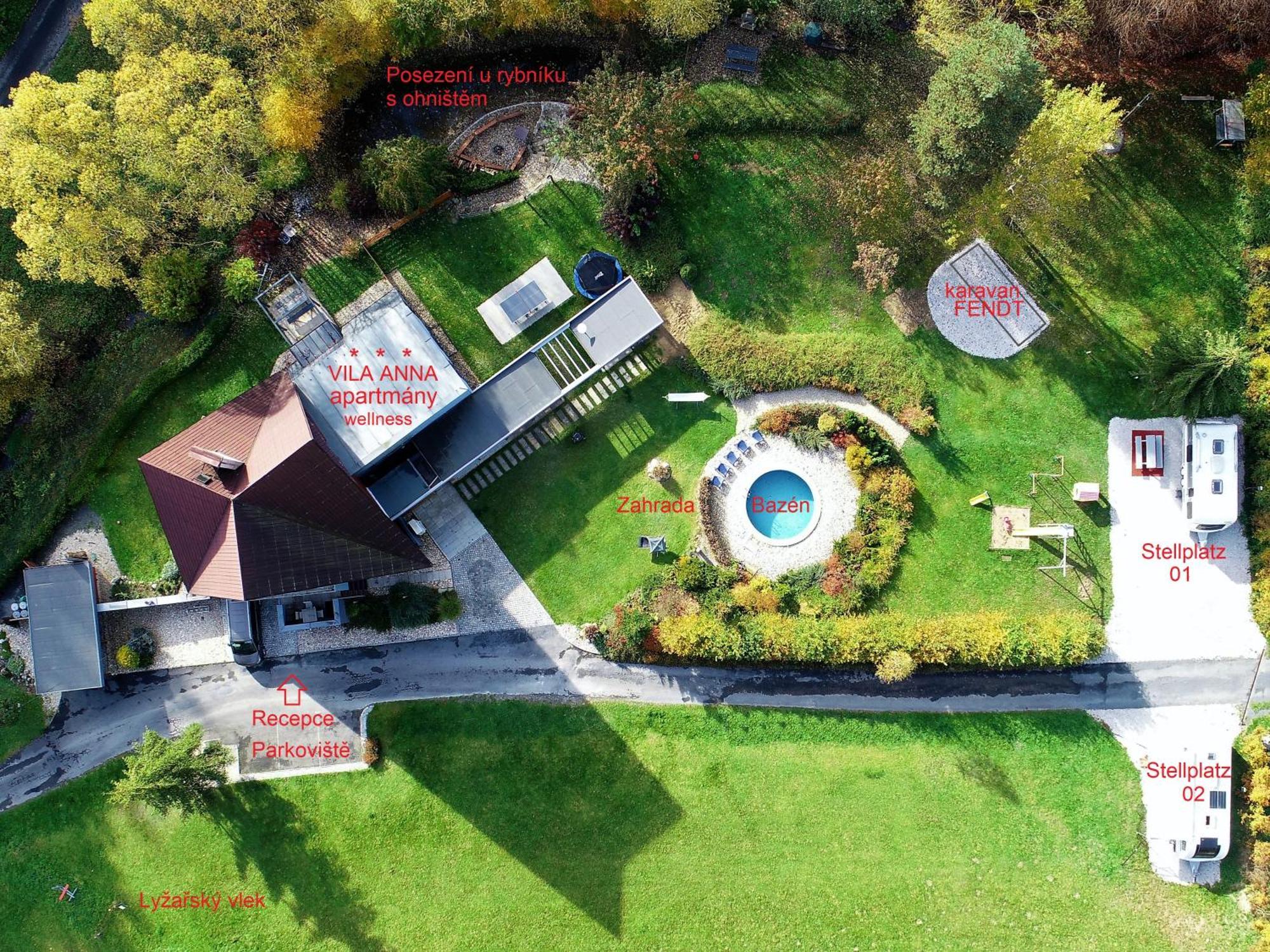 Vila Anna Wellness Halenkov Exteriör bild